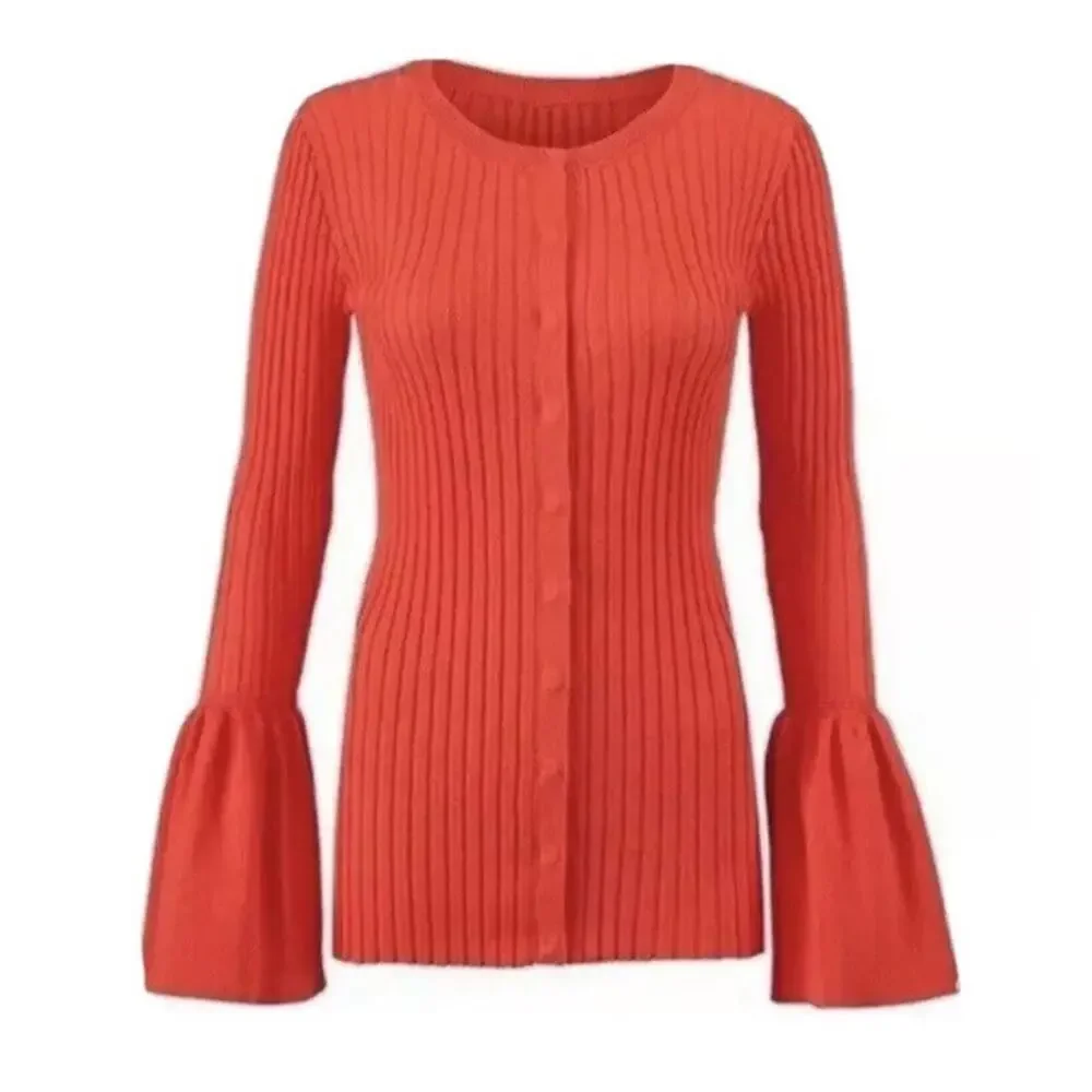 CAbi #5285 Trumpet Cardigan Red Size Small